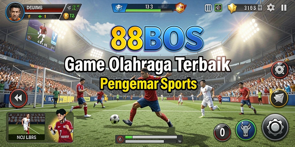 Tampilan gameplay mendebarkan dalam 88BOS yang menggambarkan olahraga yang seru.