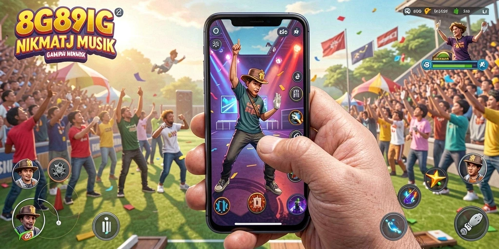 Gameplay menarik dengan berbagai lagu dan tantangan.