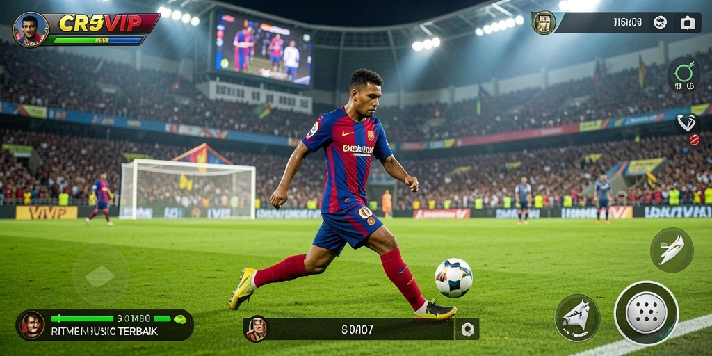 Tampilan gameplay seru di <strong>CR7VIP</strong> dengan berbagai tantangan musik.