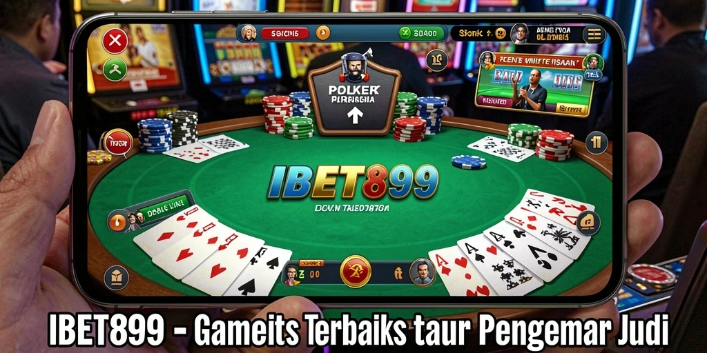 Tampilan gameplay poker yang mendebarkan di IBET899.