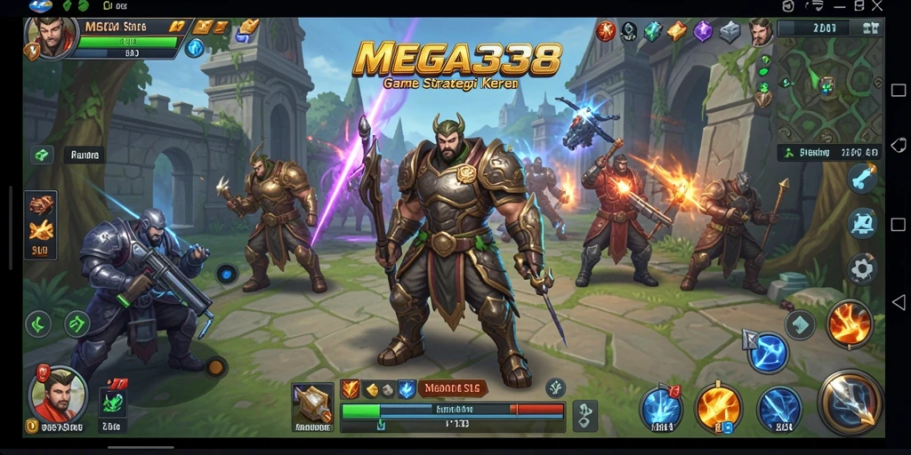 Tampilan gameplay seru dalam game strategi MEGA338.