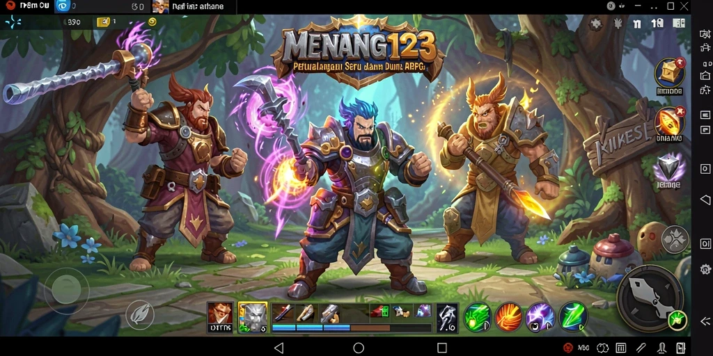 Tampilan gameplay seru dari MENANG123 dengan aksi pertarungan yang dinamis.