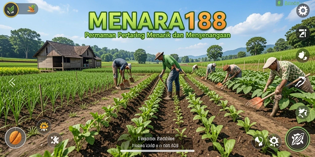 Tampilan menawan dari gameplay Farming di MENARA188.