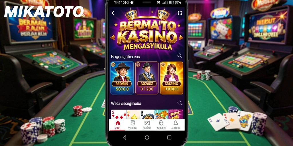 Screenshot utama MIKATOTO menampilkan gameplay Kasino yang menyenangkan dan interaktif.