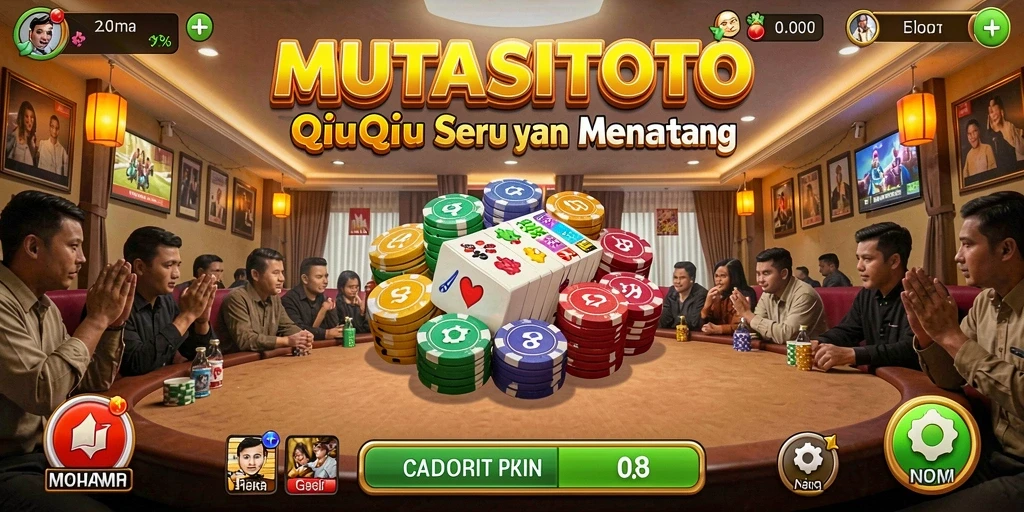 Screenshot gameplay menampilkan keseruan bermain QiuQiu.