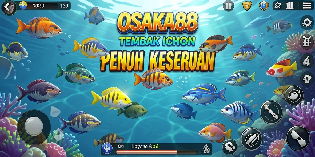 Menangkan ikan berharga di gameplay seru OSAKA88.