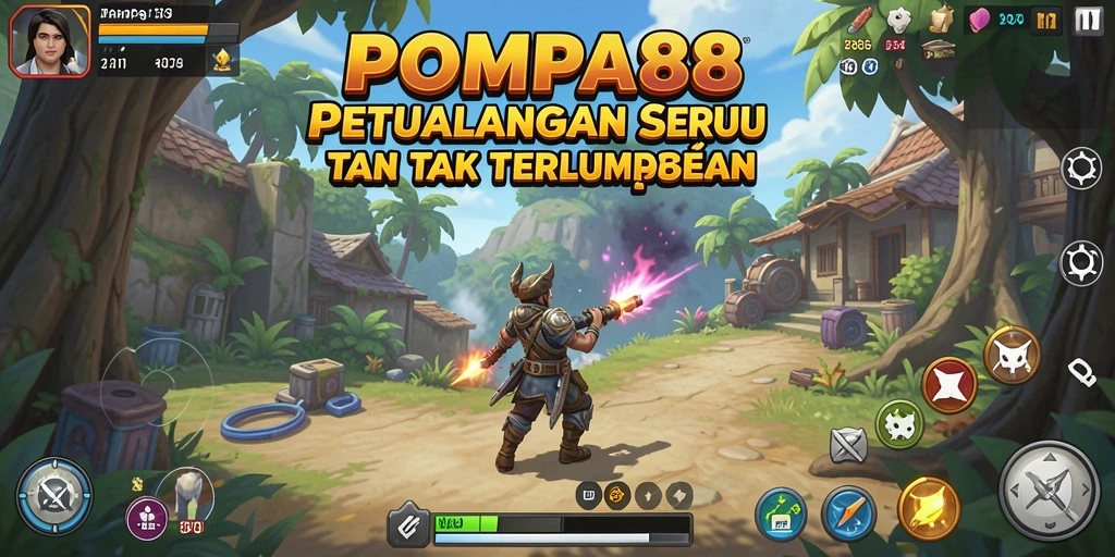 Tampilan gameplay petualangan yang menarik dan menantang.