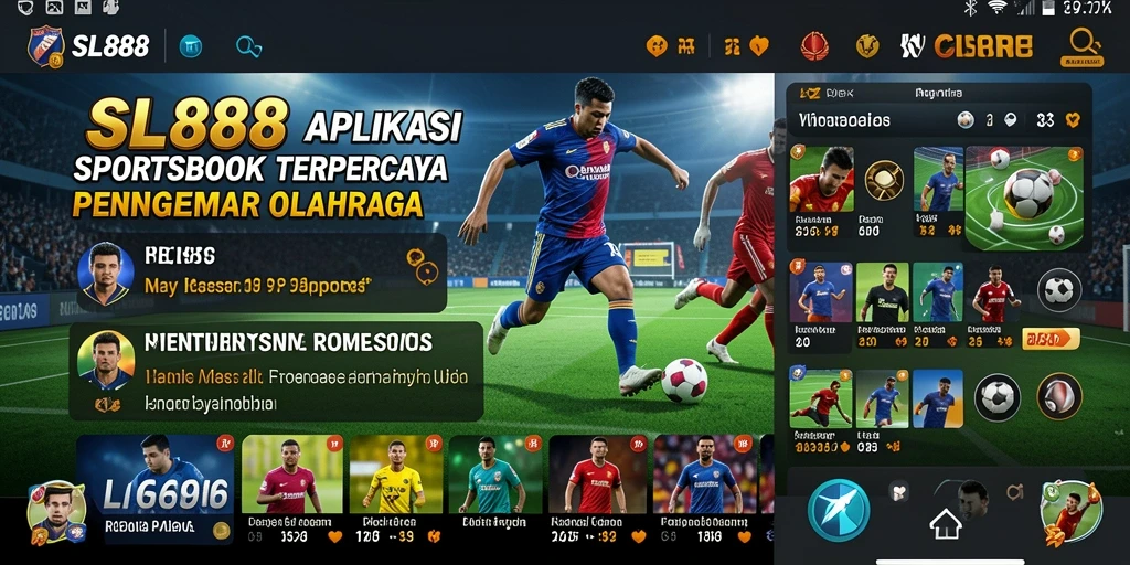 Tampilan gameplay SL888 yang menarik dan interaktif saat melakukan taruhan olahraga.