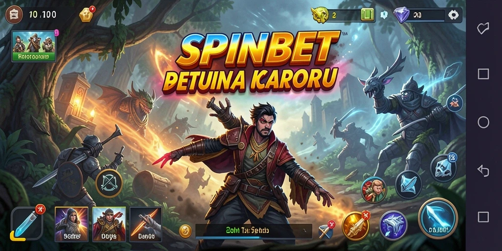Tampilan gameplay SPINBET saat menjelajahi dunia petualangan yang menarik.