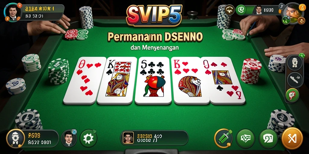 Menampilkan gameplay menarik permainan Domino di SVIP5.