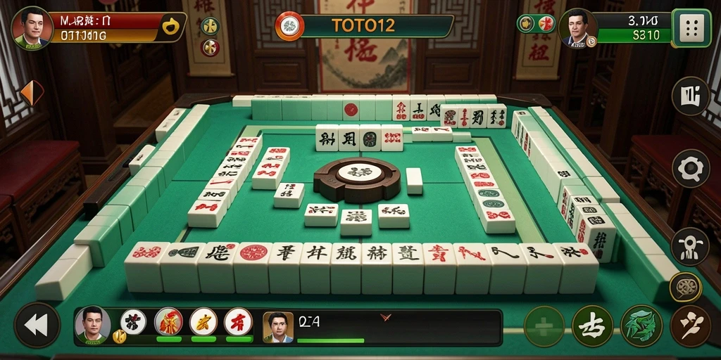 Gameplay Mahjong yang menarik dan menantang dalam TOTO12.